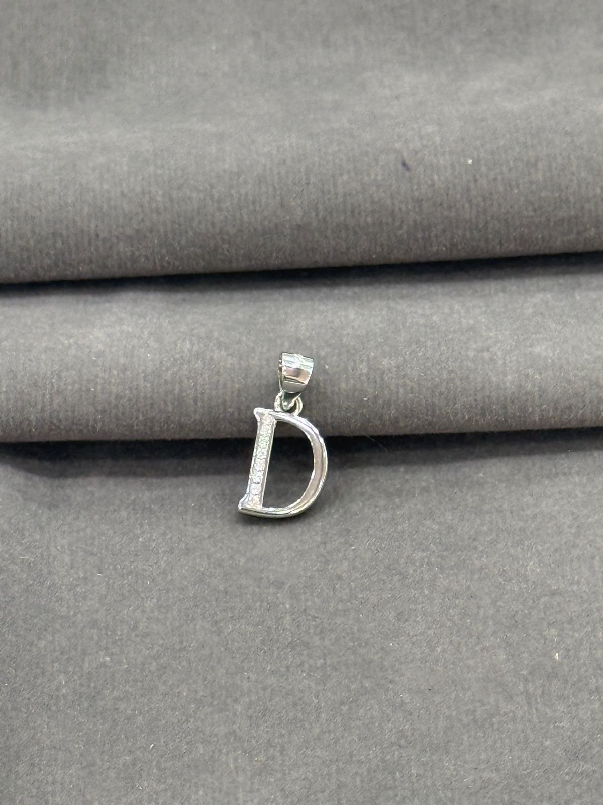 92.5 Elegant Silver Alphabet “D” Pendant